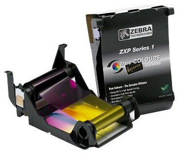 Zebra Load-N-Go™ colour ribbon for ZXP Series 1 YMCKO, 100 imagens